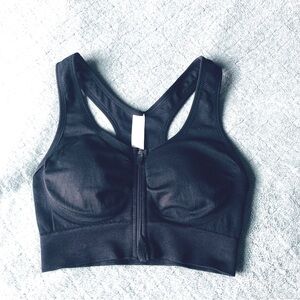 90 degree by reflex Black Padded Sports bra
